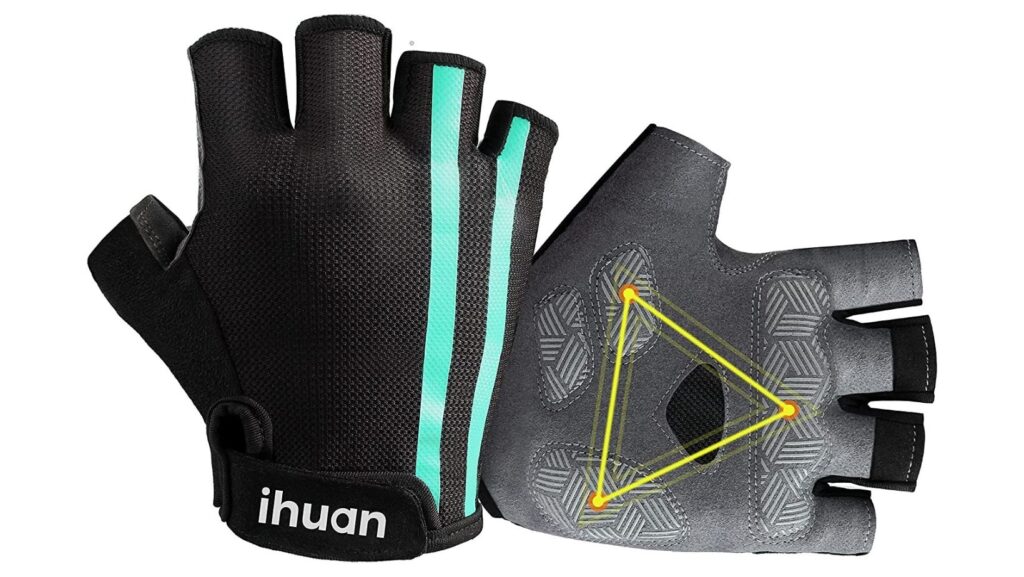 ihuan Wrist Wrap Support Weight Lifting Gloves 