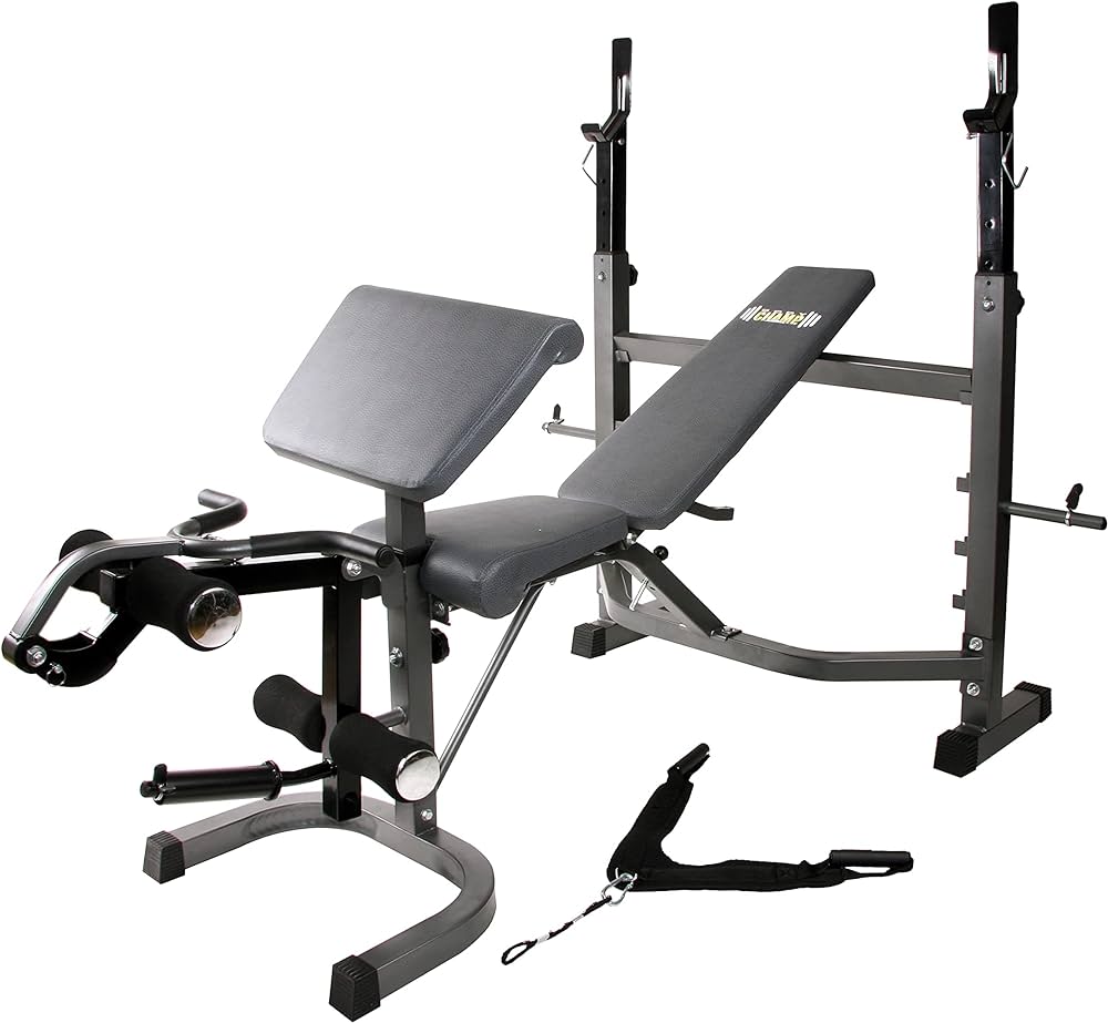 Workout Bench Set With Weights